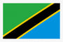 Tazanian Flag in Rectangle Frame