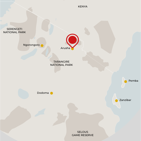 Africa Safari Arusha - Map 02