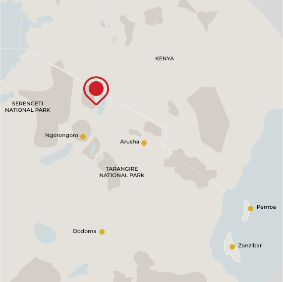 Africa Safari Lake Natron - Map 01
