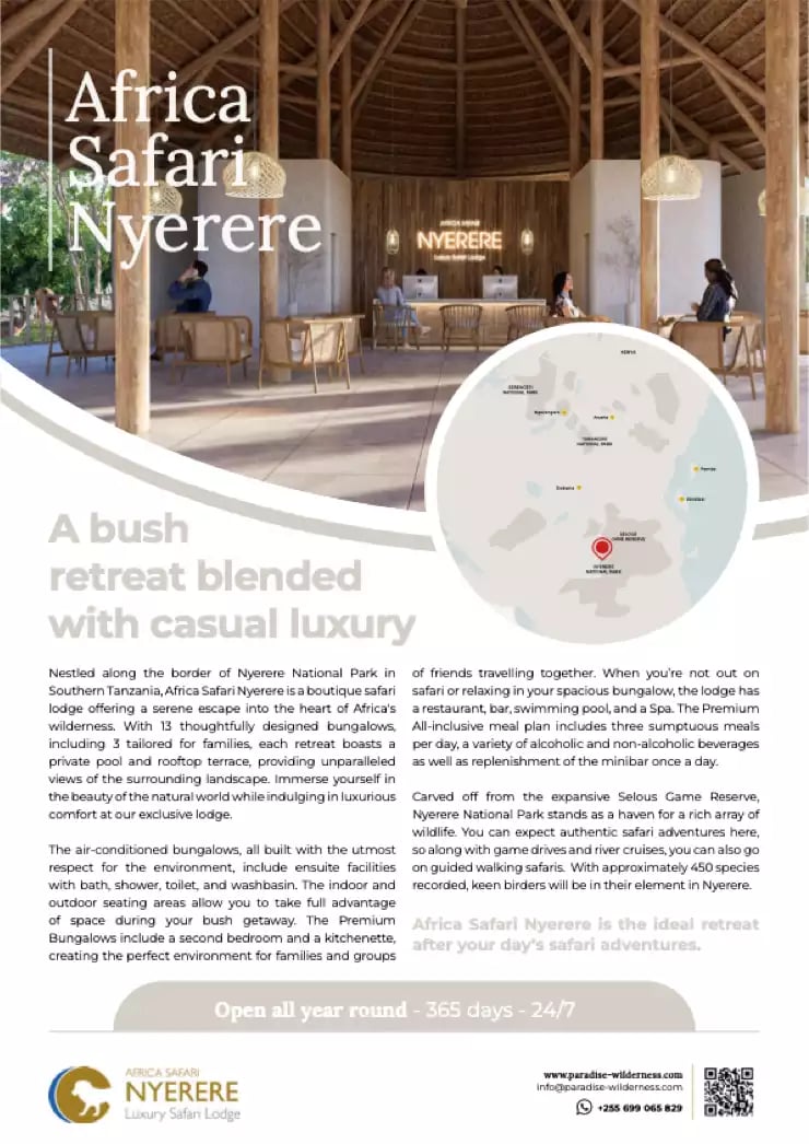 Africa Safari Nyerere Fact Sheet