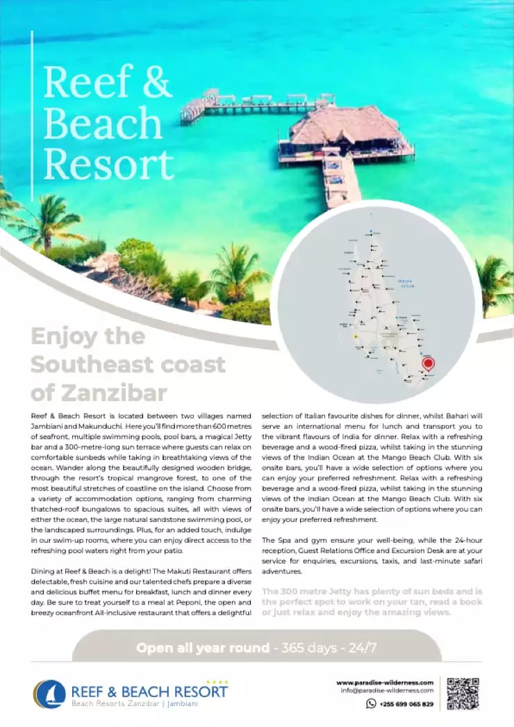 Reef & Beach Resort Fact Sheet
