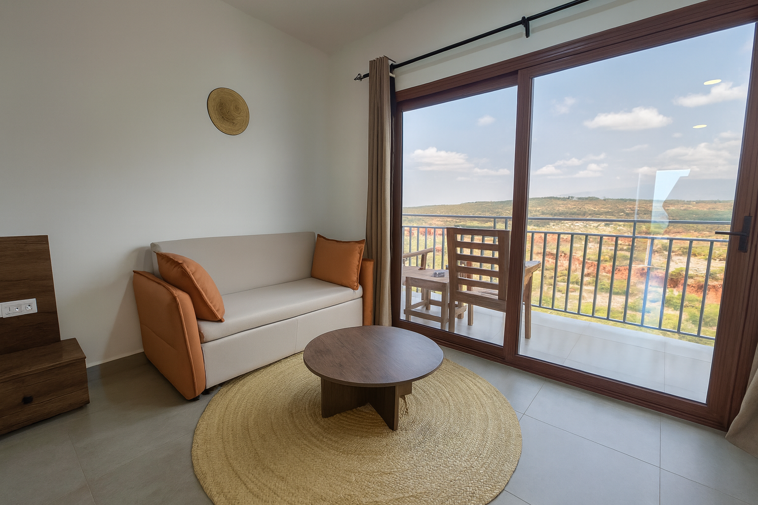 Africa Safari Karatu | Safari Comfort Bungalow Lounge area