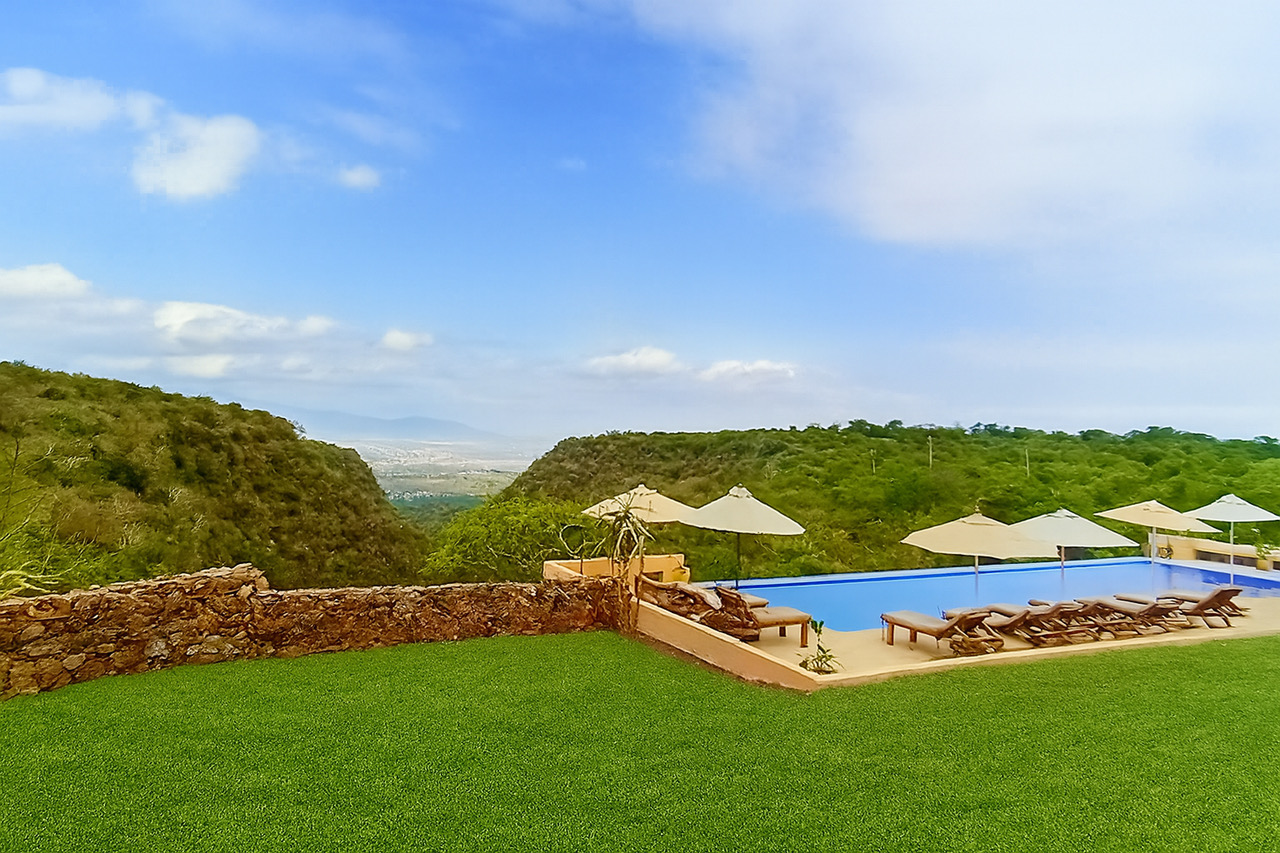 Africa Safari Manyara Escarpment | Pool & Boma View