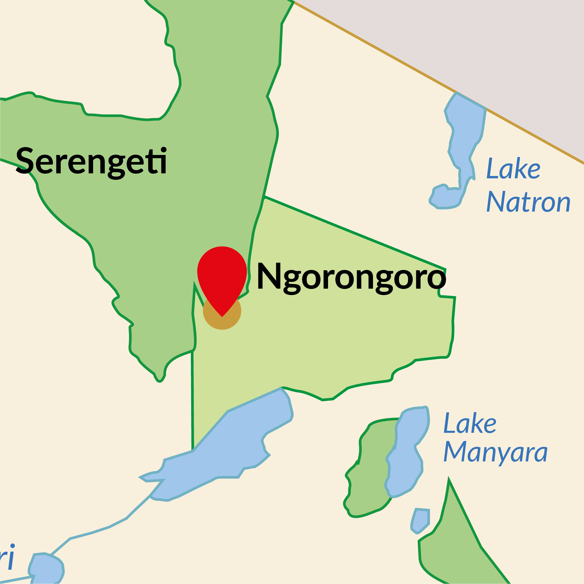 Africa Safari Ngorongoro Ndutu Map_Square (1)