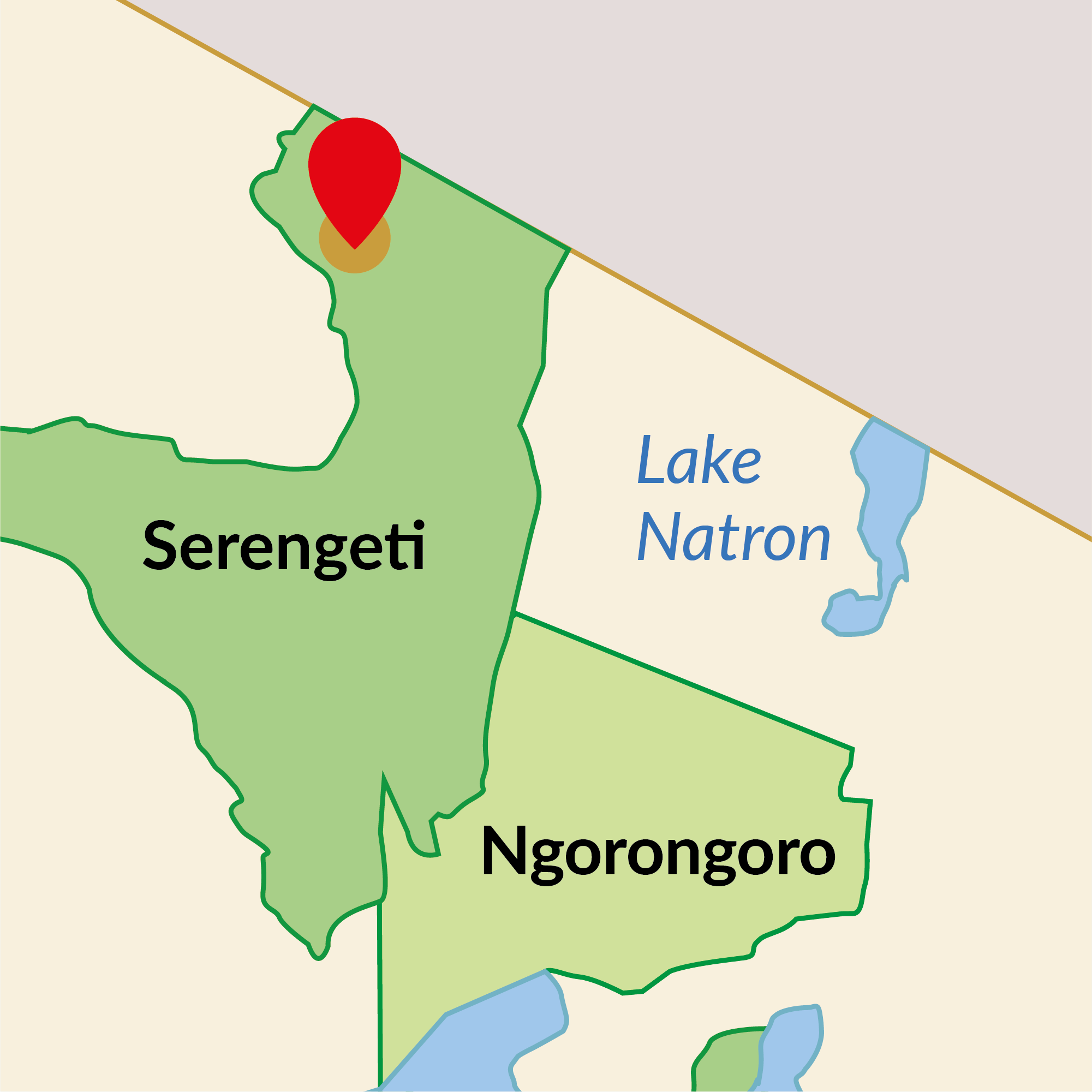Africa Safari Serengeti Kogatende Map_Square-1