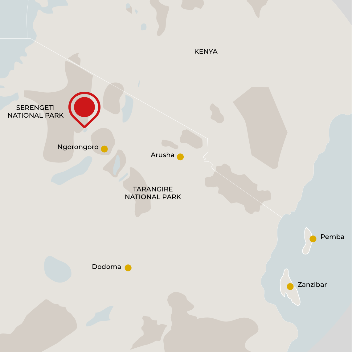 Beach Safari - Accommodations - Africa Safari South Serengeti - Map 12.PNG